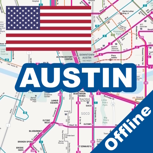 Austin Bus Rail Map Offline