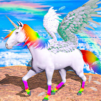 Flying Pegasus Baby Unicorn 3D