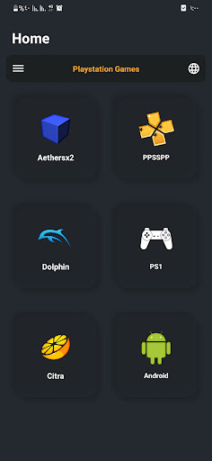 Android application PSP PS2 - Games Emulator screenshort