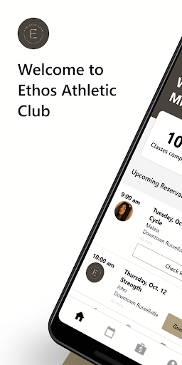 Android application Ethos Athletic Club screenshort