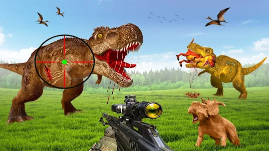 Wild dinosaur Hunting Zoo Game