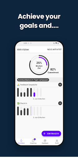 Android application BeCoach screenshort