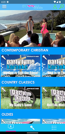 Party Tyme Karaoke Screen 2