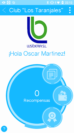 Android application Club “Los Taranjales” screenshort