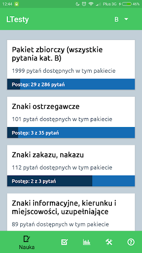 Android application Ltesty Testy Prawo Jazdy 2024 screenshort