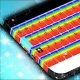 Cute Rainbow Keyboard Theme icon