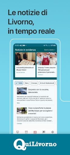 Android application Quilivorno.it screenshort