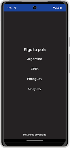 Android application TV Abierta Latam screenshort