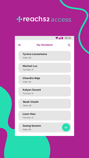 Android application reach52 access screenshort