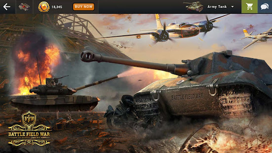 Battlefield Tank War Game 1.0 APK screenshots 1