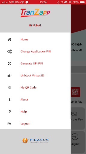 Tranzapp BHIM UPI Screen 3