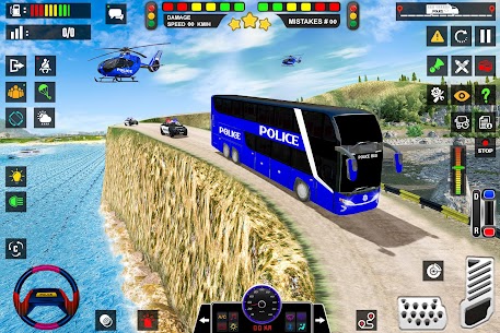 Polizeibus-Fahrspiel apk indir 9