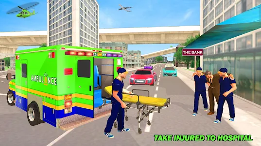 Flying Ambulance Robot Game