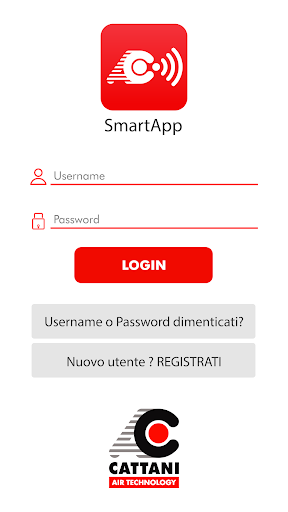 Android application Cattani SmartApp screenshort