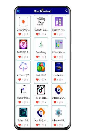 Android application Sketchware Project Store screenshort