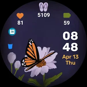 Butterfly Watch Face Animated