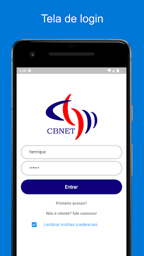 Android application CBNet screenshort