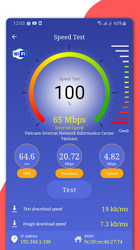 WiFi、5G、4G、3G速度测试 & junk files screenshot 2