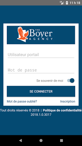 Aperçu de l'application