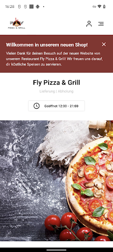 Android application Fly Pizza & Grill screenshort