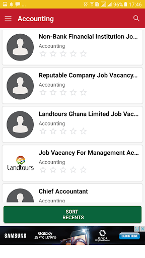 Jobs in Ghana Screen 3