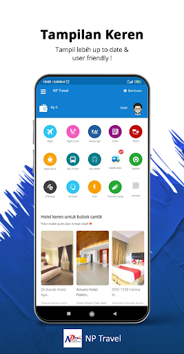 Android application NP Travel screenshort