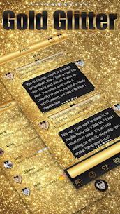 Gold Glitter Emoji Keyboard For PC installation