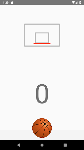 Android application Basketball screenshort