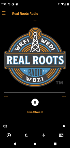 Android application Real Roots Radio screenshort
