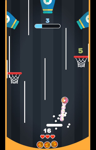 Bouncy Dunk- Fire Dunk Basketball Game