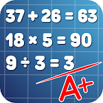 Cover Image of ดาวน์โหลด แบบฝึกหัดคณิตศาสตร์: แก้ปัญหา 3.2 APK