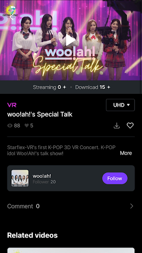 Starflex-VR (SFVR) Screen 3
