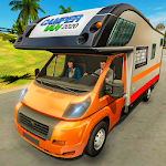 Cover Image of Tải xuống Camper Van Driver: Caravan 3D  APK