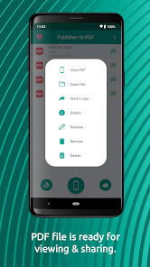 Captura de Pantalla 4 Publisher to PDF - Convert Pub android