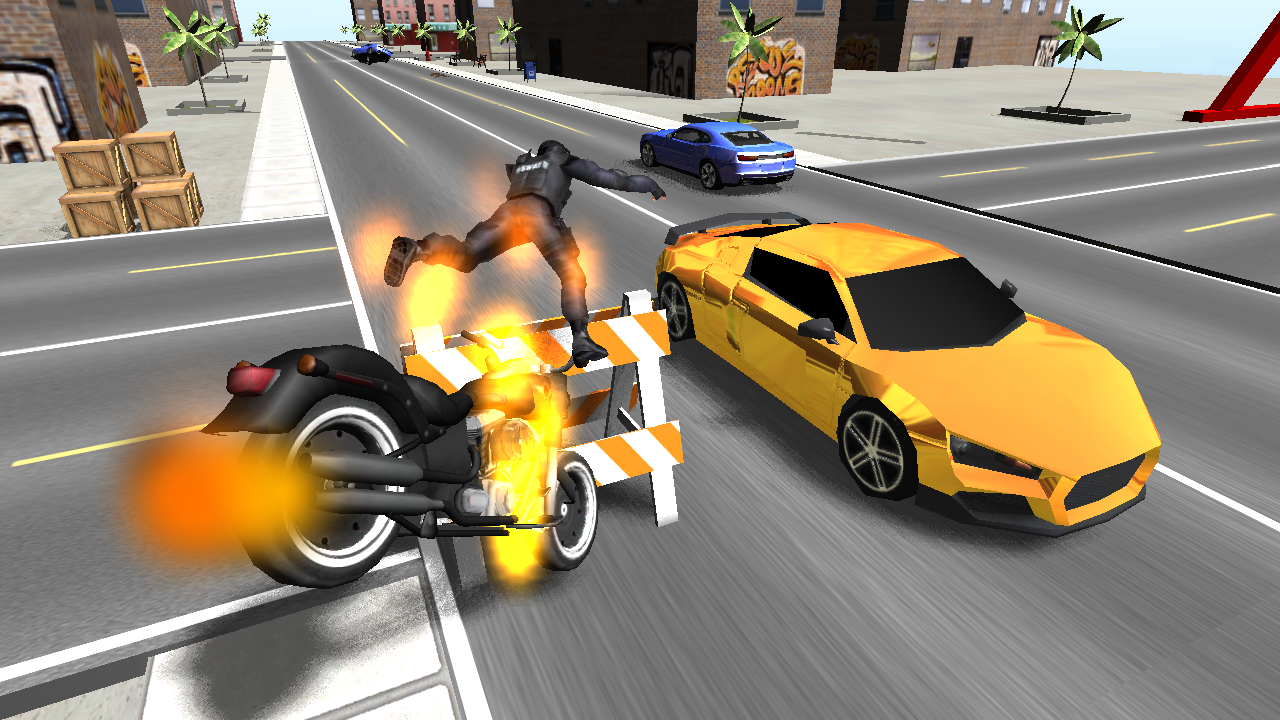 Android application Moto Fighter 3D screenshort