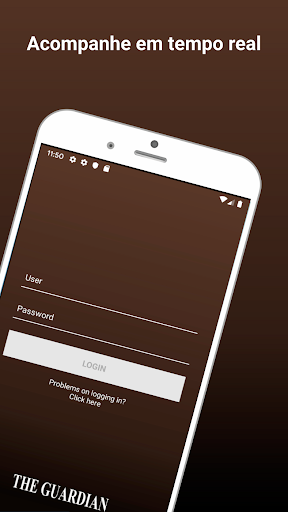 Android application The Guardian Rastreamento screenshort