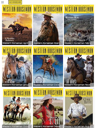 Android application Western Horseman Magazine screenshort