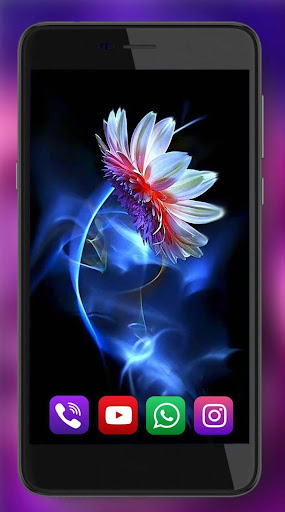 Neon Flowers Amazing Live Wallpaper