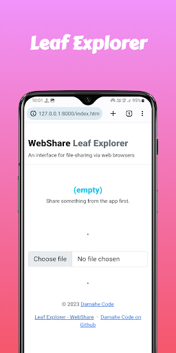 Leaf Explorer - Web Share Screen 2