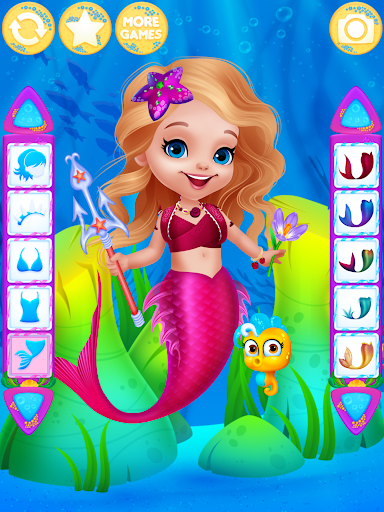 Cute Mermaid Dress Up 1.4 screenshots 6