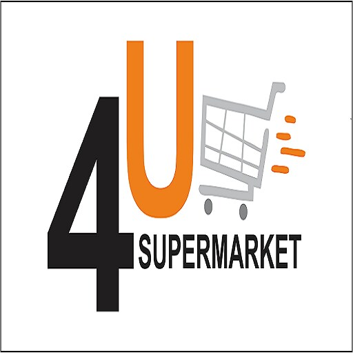 4u Supermarket And Cafe logo