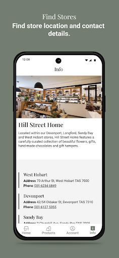 Android application Hill Street Home screenshort