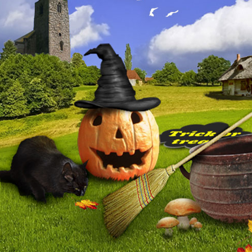 Halloween Theme Trick or Treat logo