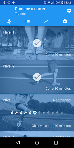 Visualização do aplicativo