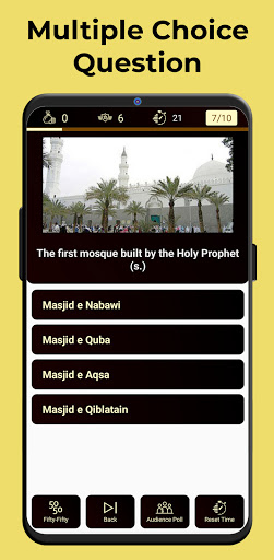 Screenshot of Shia Quiz
