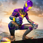 Cover Image of Tải xuống Iron Rope Hero Spider Sim Game 4 APK