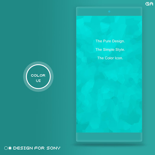 Android application GALAXY XPERIA Theme |JUST CYAN screenshort