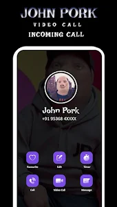 John Pork Prank Video Call