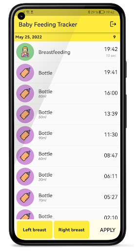 Baby Feeding Tracker