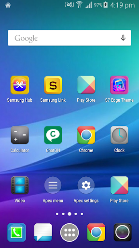 S7 Edge Launcher and Theme